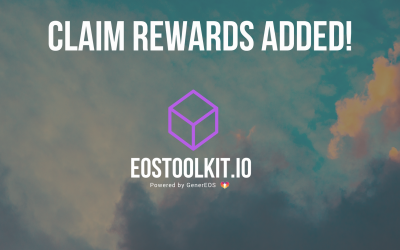 EOSToolkit.io – Block Producer Claim Rewards Added