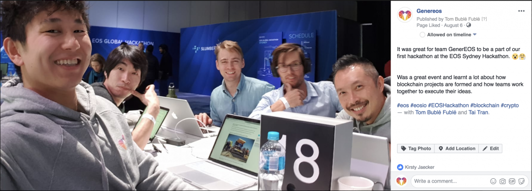 Eos Io Sydney Hackathon Genpool