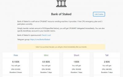 GenerEOS Supports Bank of Staked EOS