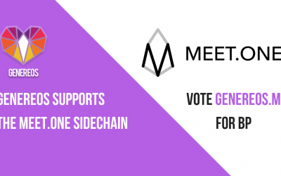 GenerEOS supports the MEET.ONE Sidechain