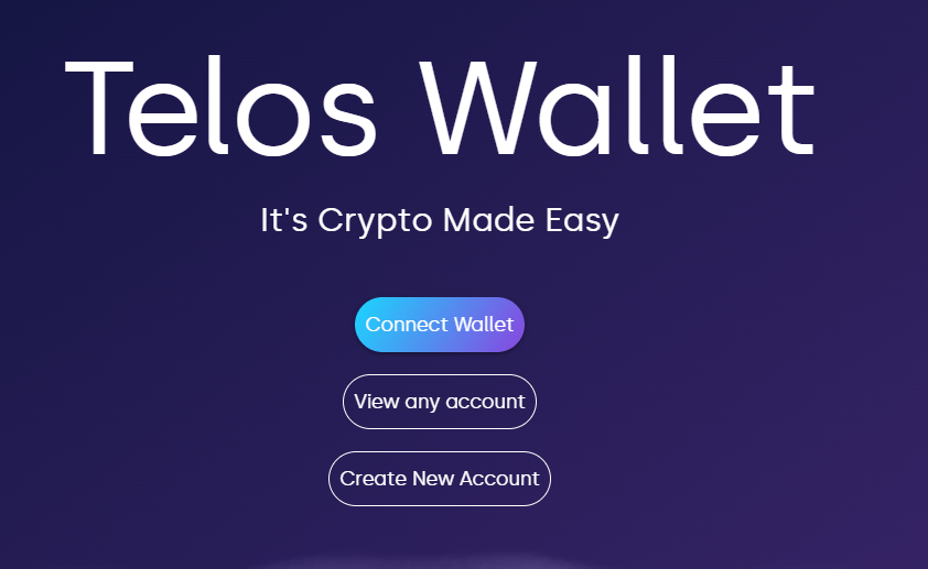 Getting started with Telos Wallet