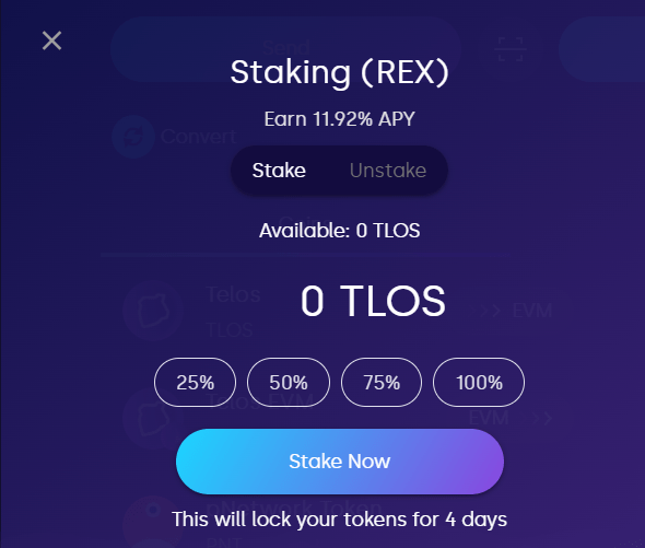 Getting started with Telos staking
